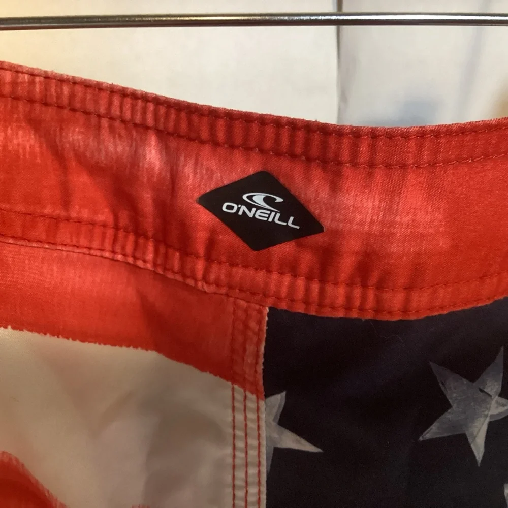 American Flag O’Neil mens Swim Trunks size 32